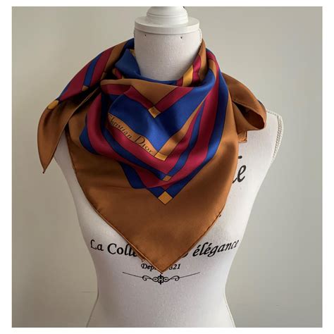 foulard dior vintage collane|Vintage Christian Dior Scarves .